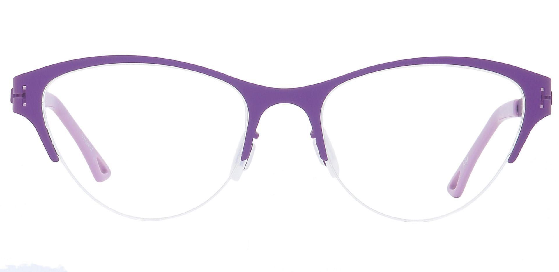 Ain Cat-Eye Progressive Glasses - Purple