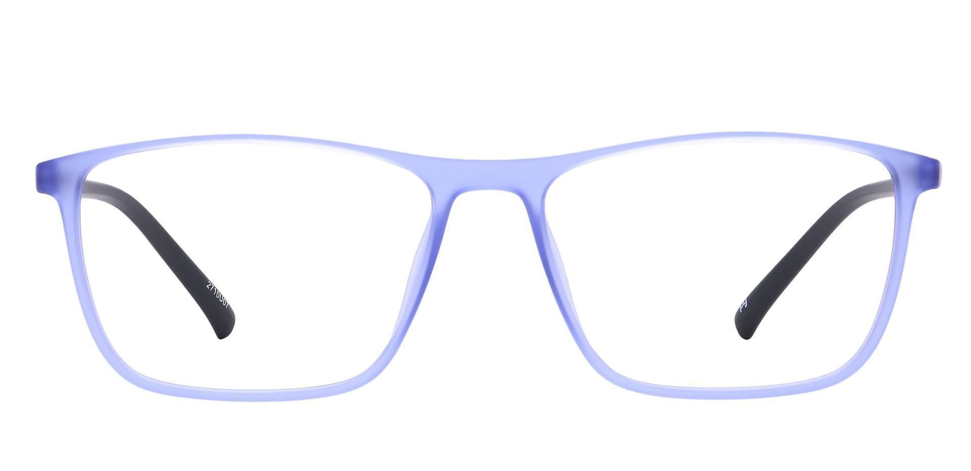Candid Rectangle Lined Bifocal Glasses - Blue