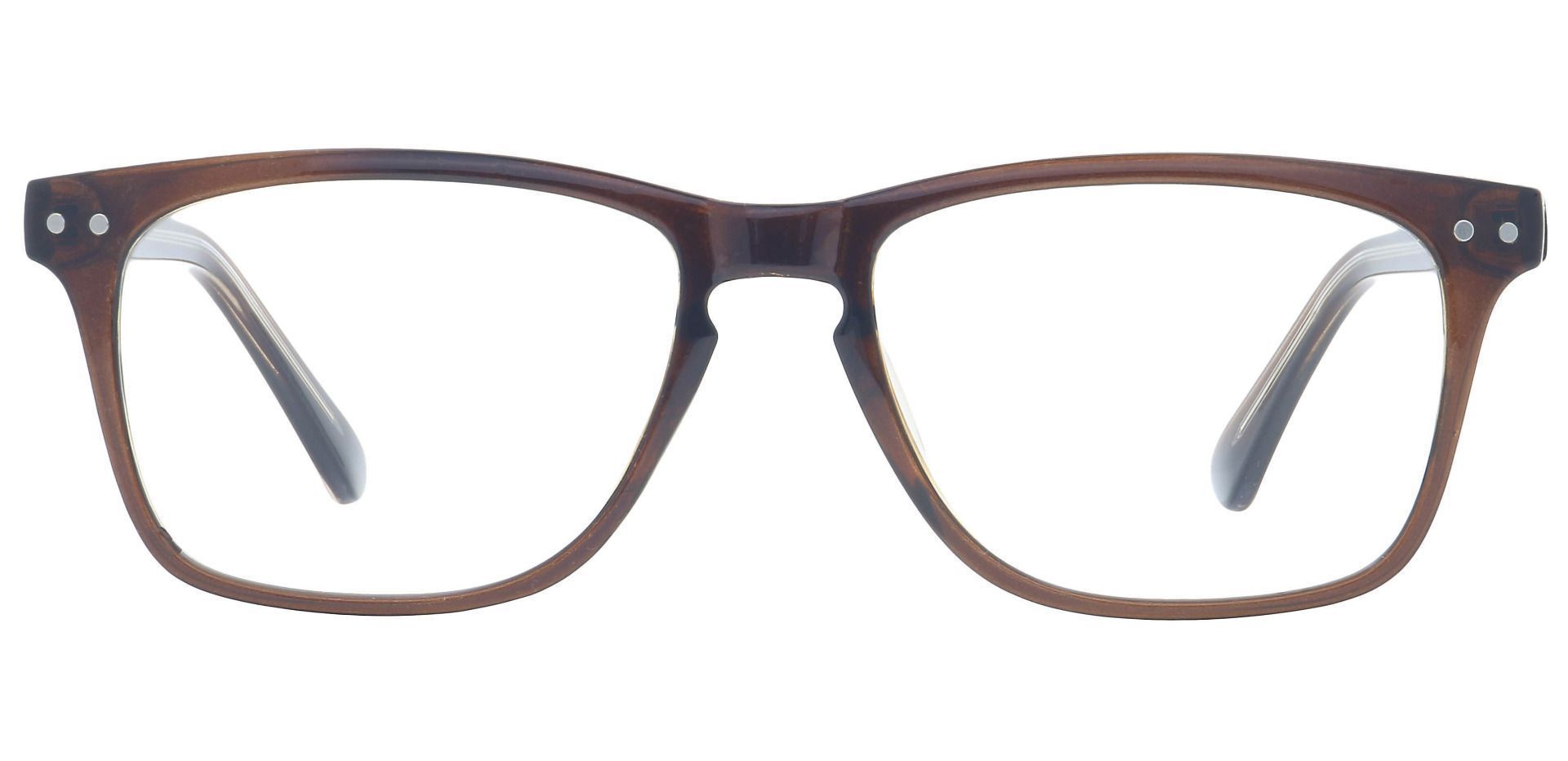 Hope Oval Progressive Glasses - Brown