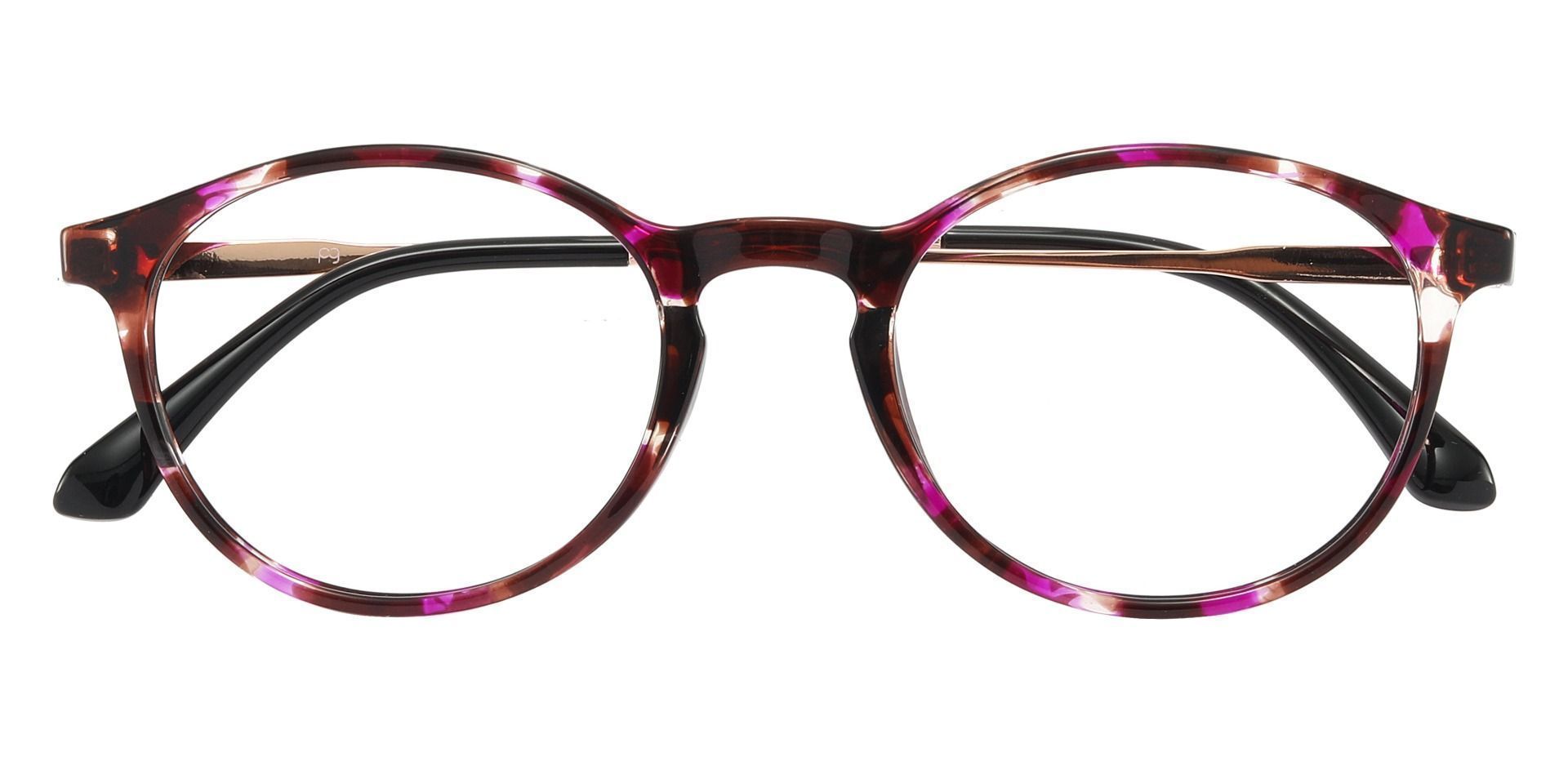 Solen Oval Progressive Glasses - Purple