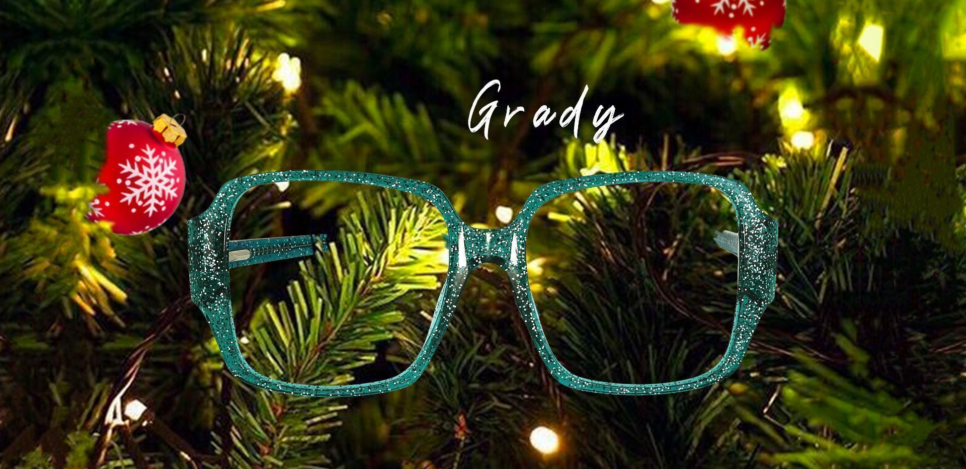 Grady Square Prescription Glasses - Green