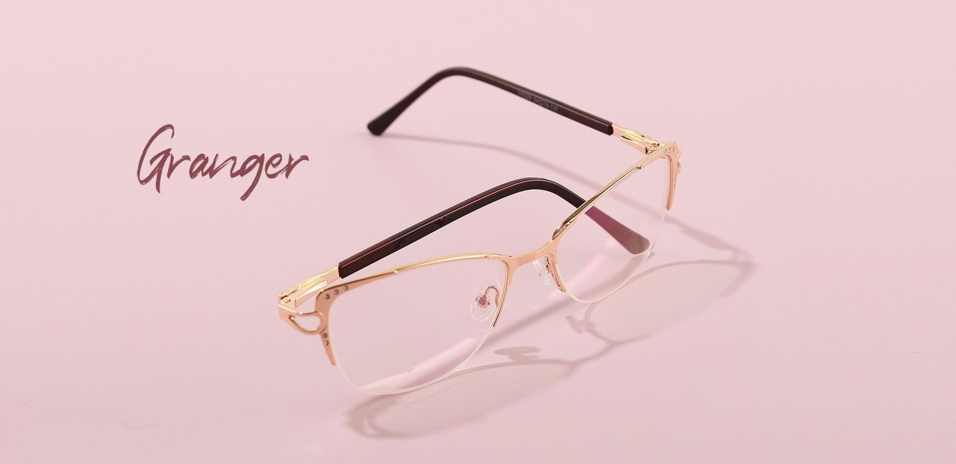 Granger Cat Eye Reading Glasses - Gold