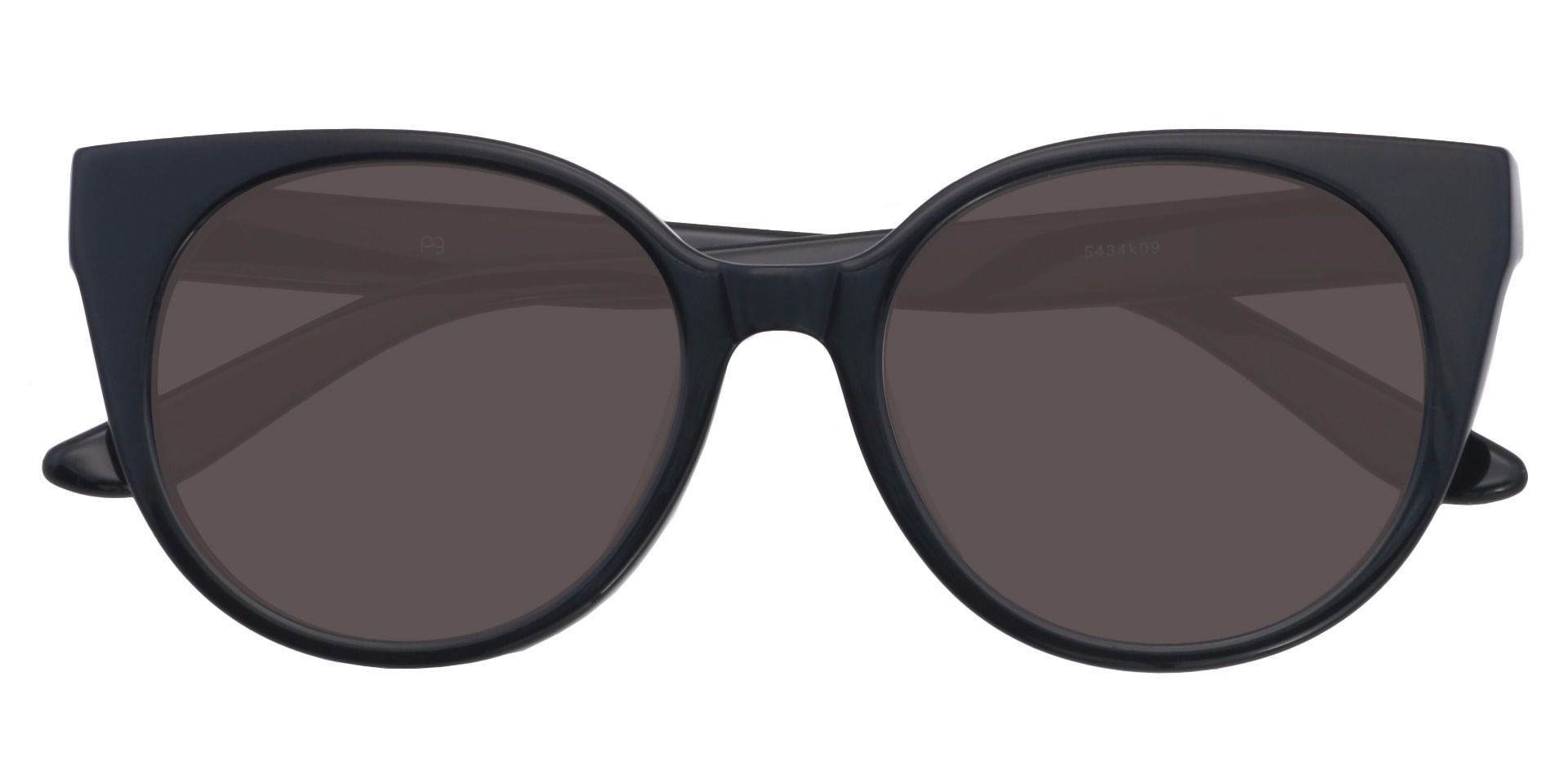 Balmoral Cat-Eye Reading Sunglasses - Black Frame With Gray Lenses