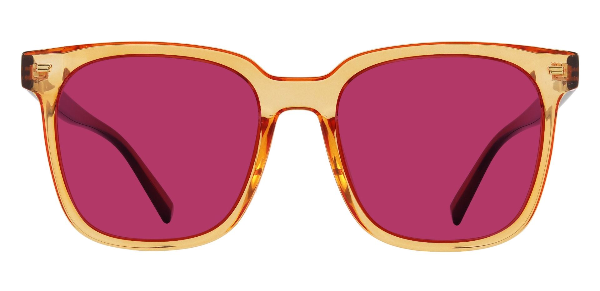 Y2K Orange Sunglasses With Heart Rhinestones, Retro Rectangle Sunglasses,  Women Y2K Glasses for Parties Festival Rave - Etsy