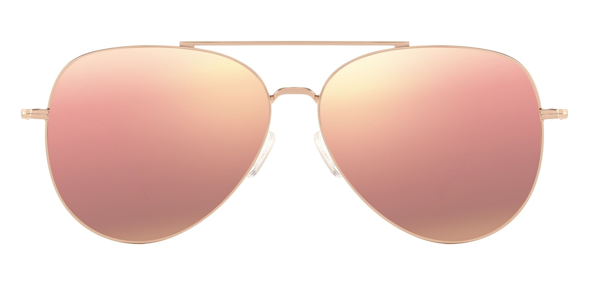 Metal-frame aviator sunglasses in pink - Bottega Veneta | Mytheresa