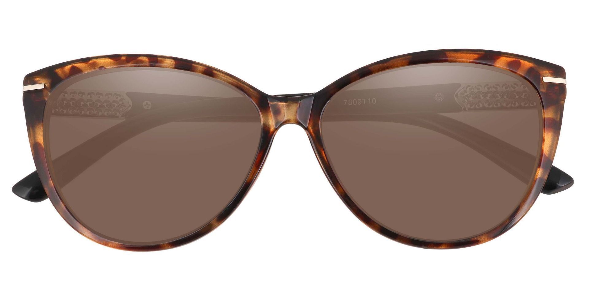 Maggie Cat Eye Prescription Sunglasses - Tortoise Frame With Brown ...