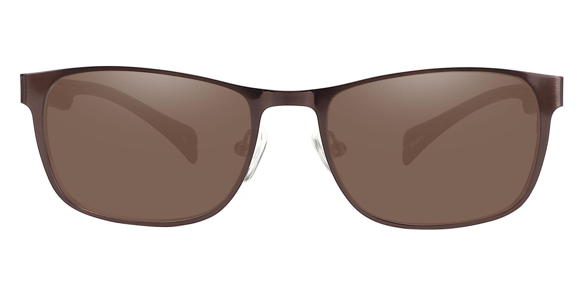 Duncan Rectangle Reading Sunglasses Brown Frame With Brown Lenses Men's Sunglasses Payne