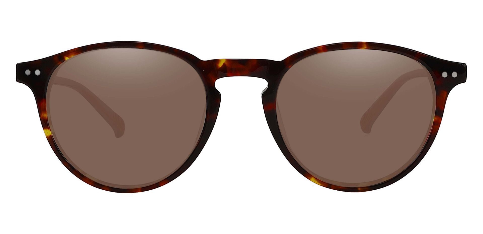 Monarch Oval Lined Bifocal Sunglasses - Tortoise Frame With Brown Lenses