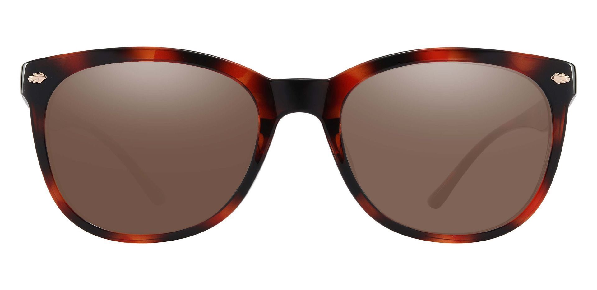 Pavilion Square Reading Sunglasses - Tortoise Frame With Brown Lenses