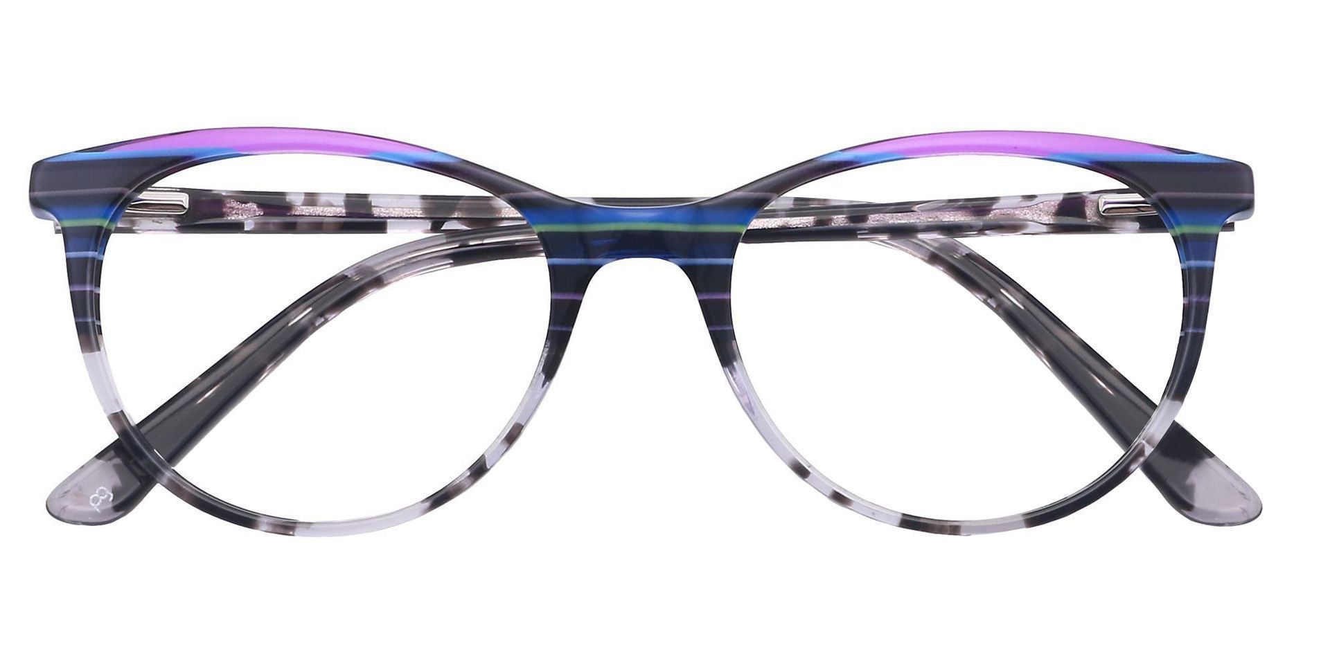 Patagonia Oval Prescription Glasses - Multicolored Blue Stripes  Multicolor