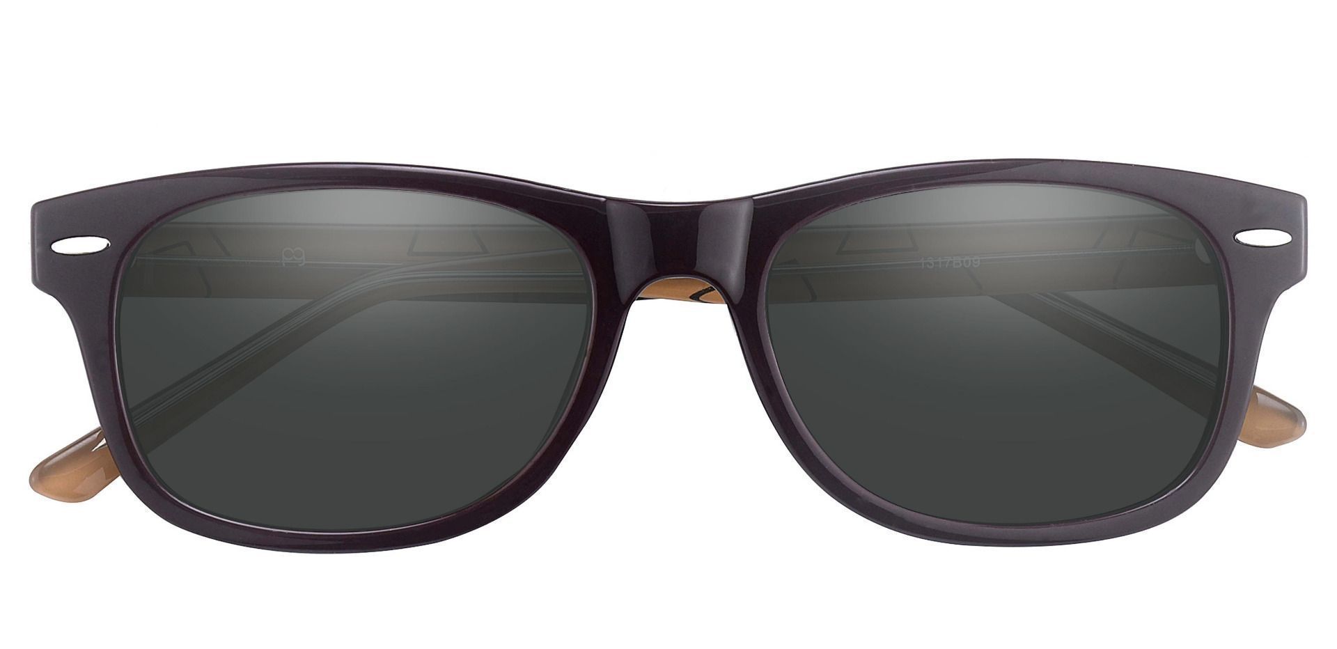 Milton Classic Square Prescription Sunglasses Brown Frame With Brown Lenses Payne Glasses