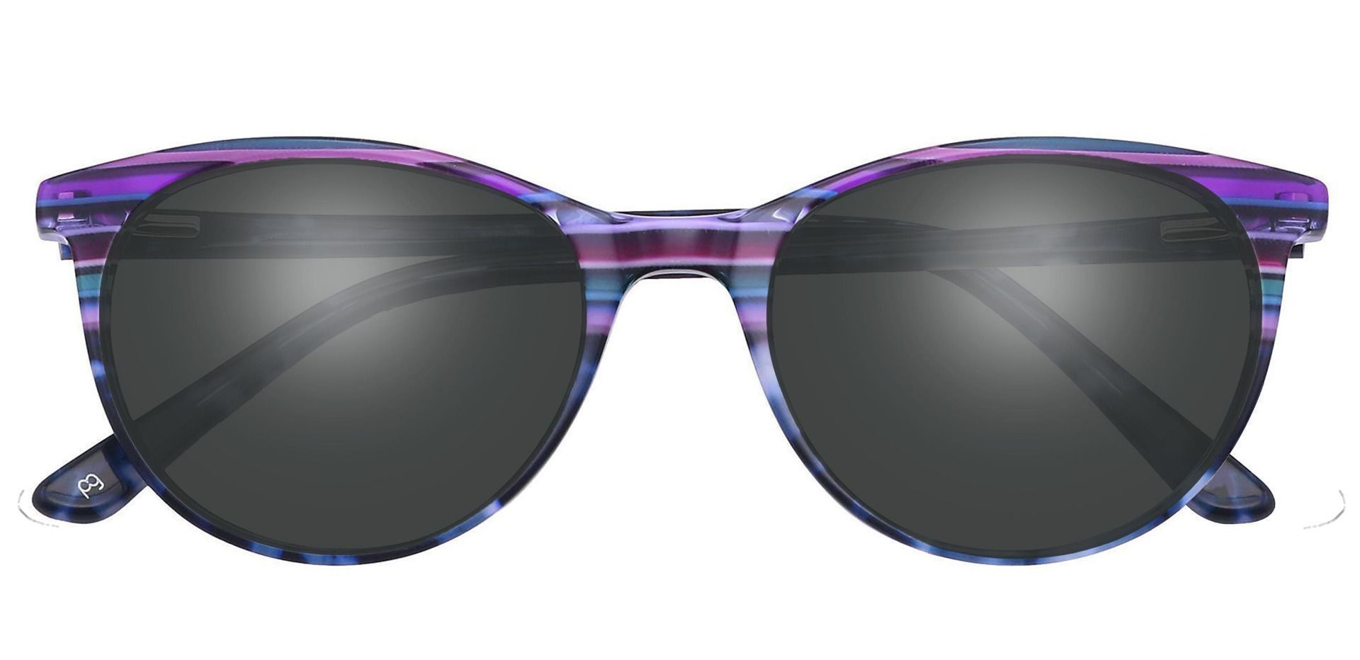 Patagonia Oval Progressive Sunglasses - Purple Frame With Gray Lenses ...