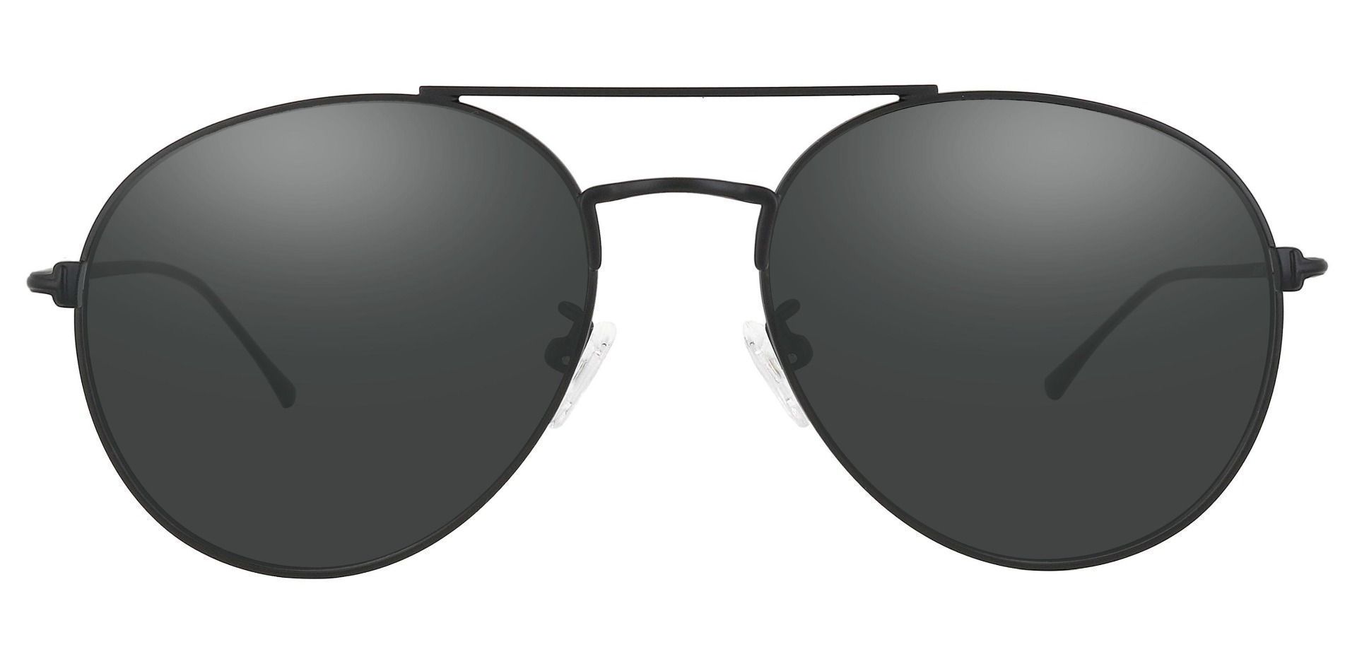 Canon Aviator Single Vision Sunglasses - Black Frame With Gray Lenses ...