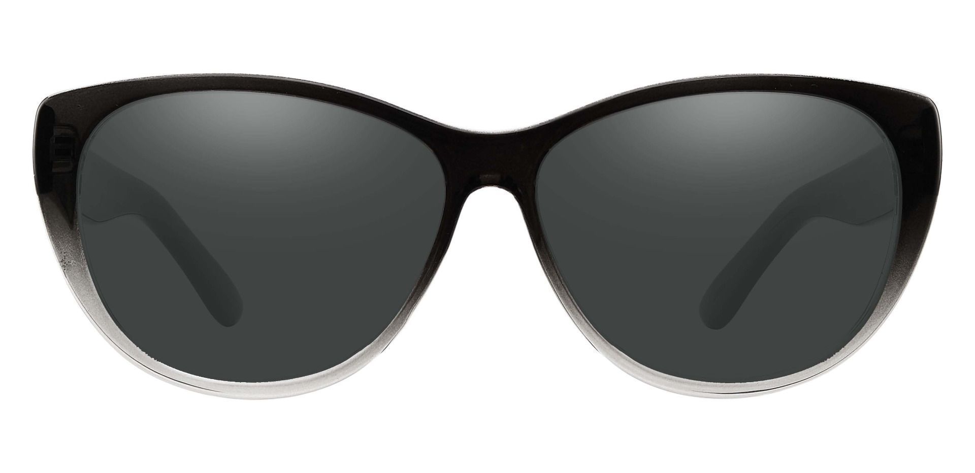 Lynn Cat-Eye Gray Prescription Sunglasses