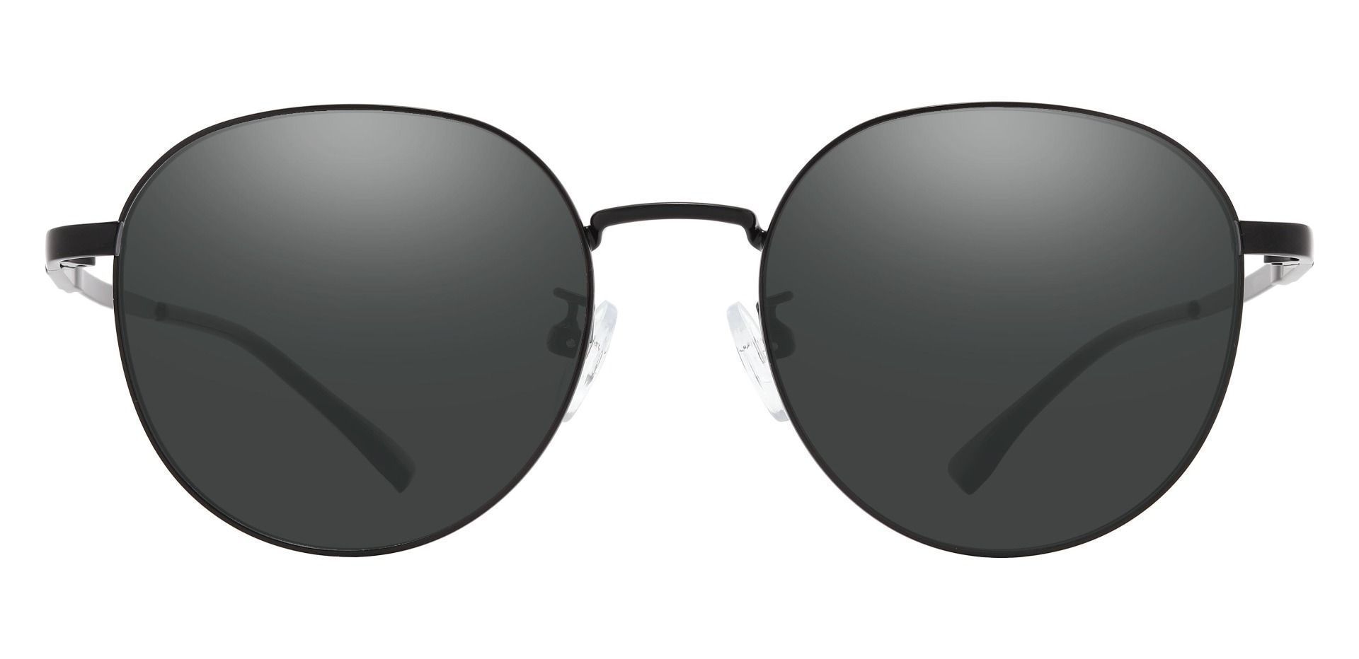 Melrose Oval Black Prescription Sunglasses Women's Sunglasses Payne