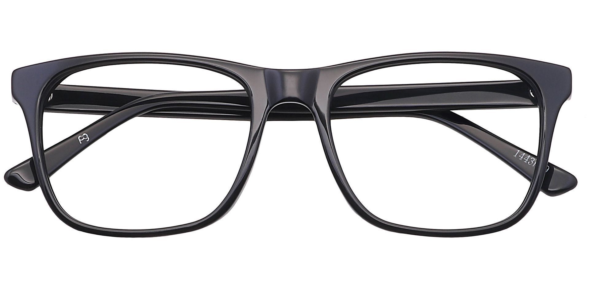Cantina Square Lined Bifocal Glasses - Black