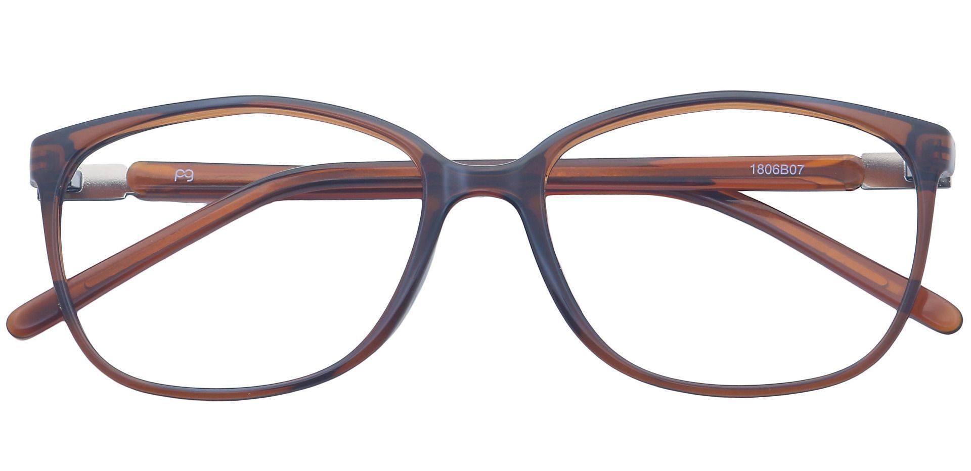 Archie Square Reading Glasses Brown Men's Eyeglasses Payne Glasses