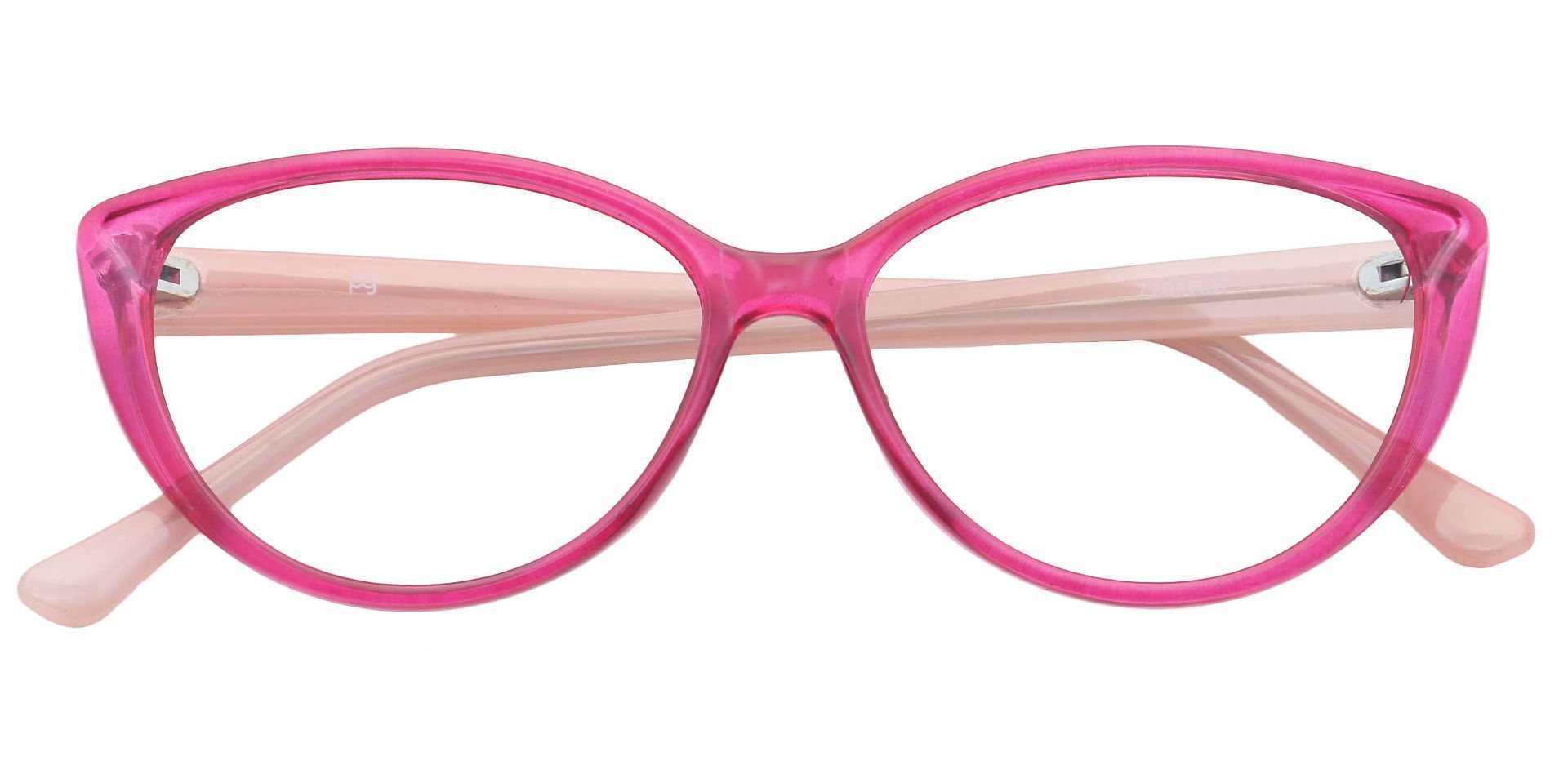 Amore Cat-Eye Blue Light Blocking Glasses - Pink