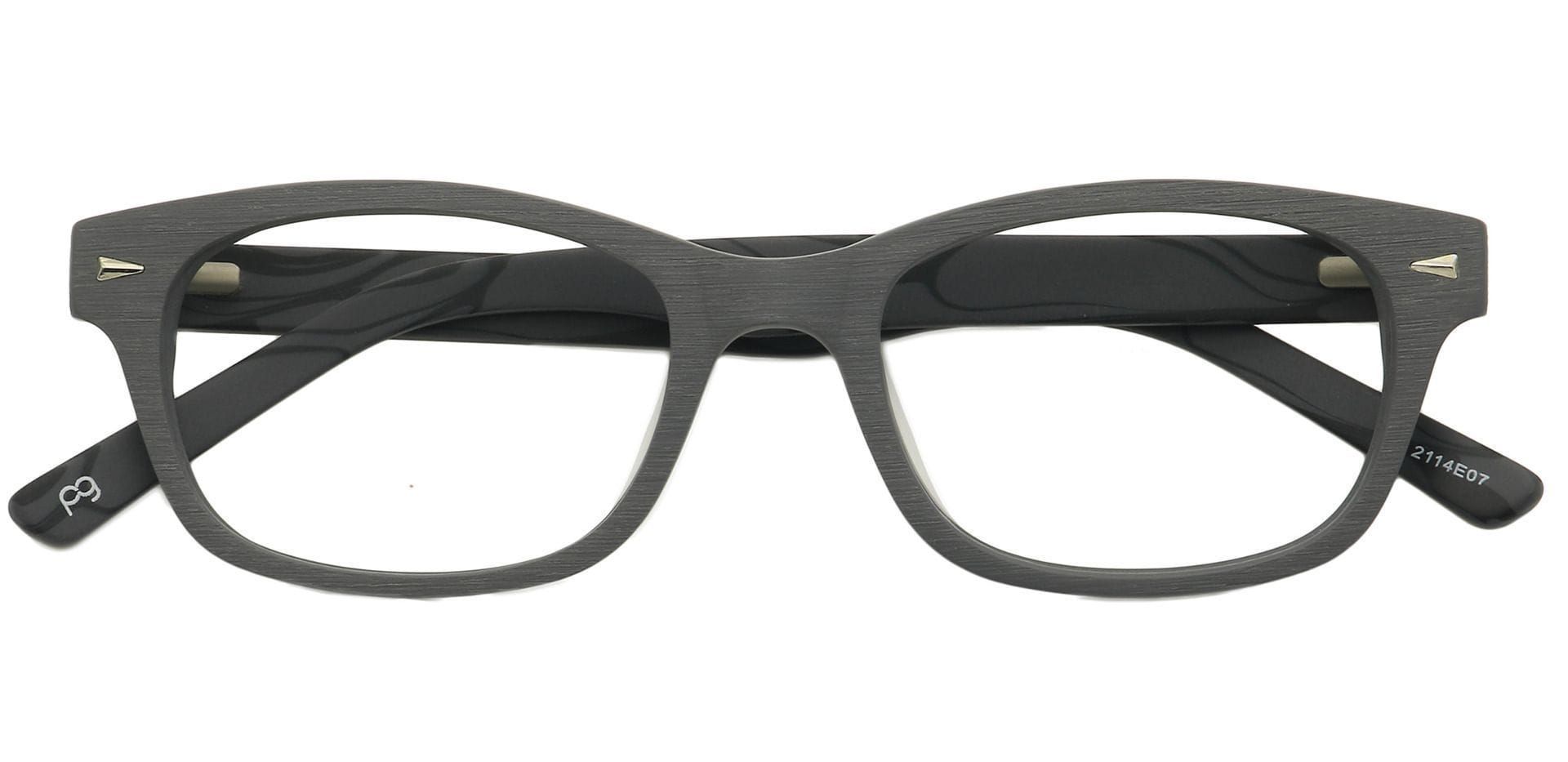 Timbre Rectangle Prescription Glasses - Gray
