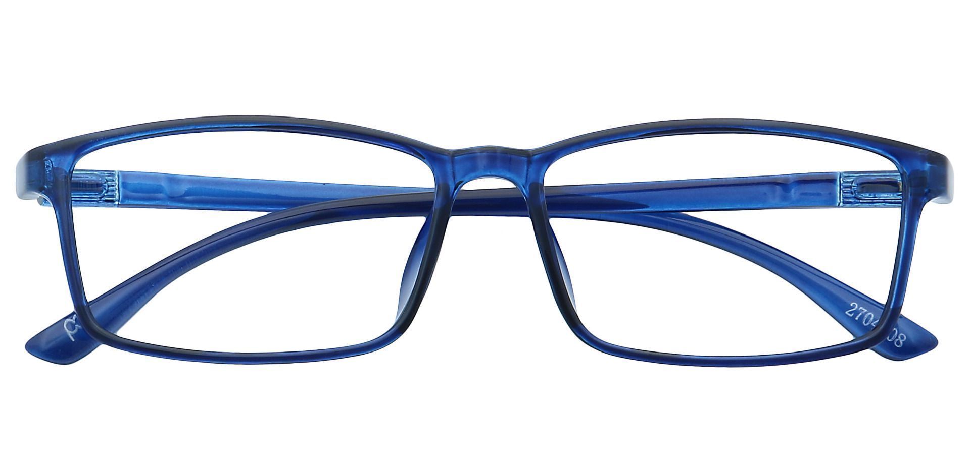 Arielle Rectangle Lined Bifocal Glasses - Blue