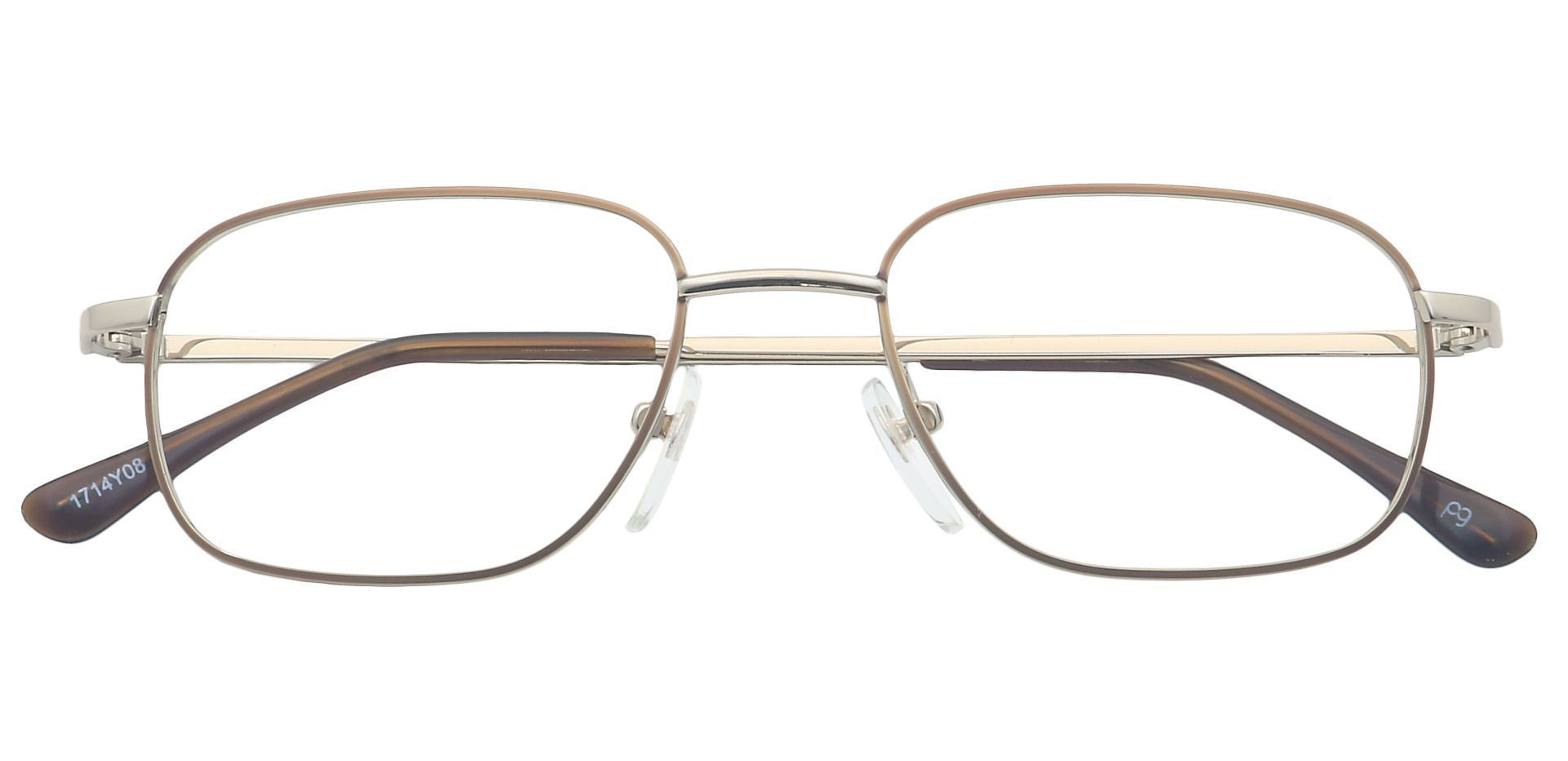 Scott Rectangle Eyeglasses Frame - Yellow