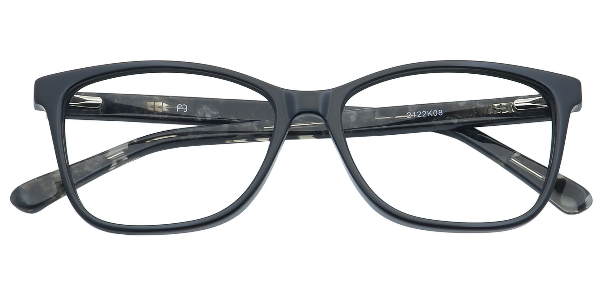 Casper Rectangle Non-Rx Glasses - Black