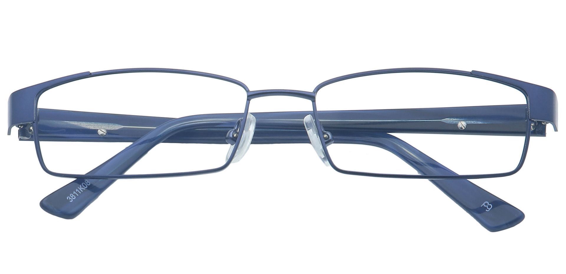 Randson Rectangle Single Vision Glasses Gray Men's Eyeglasses