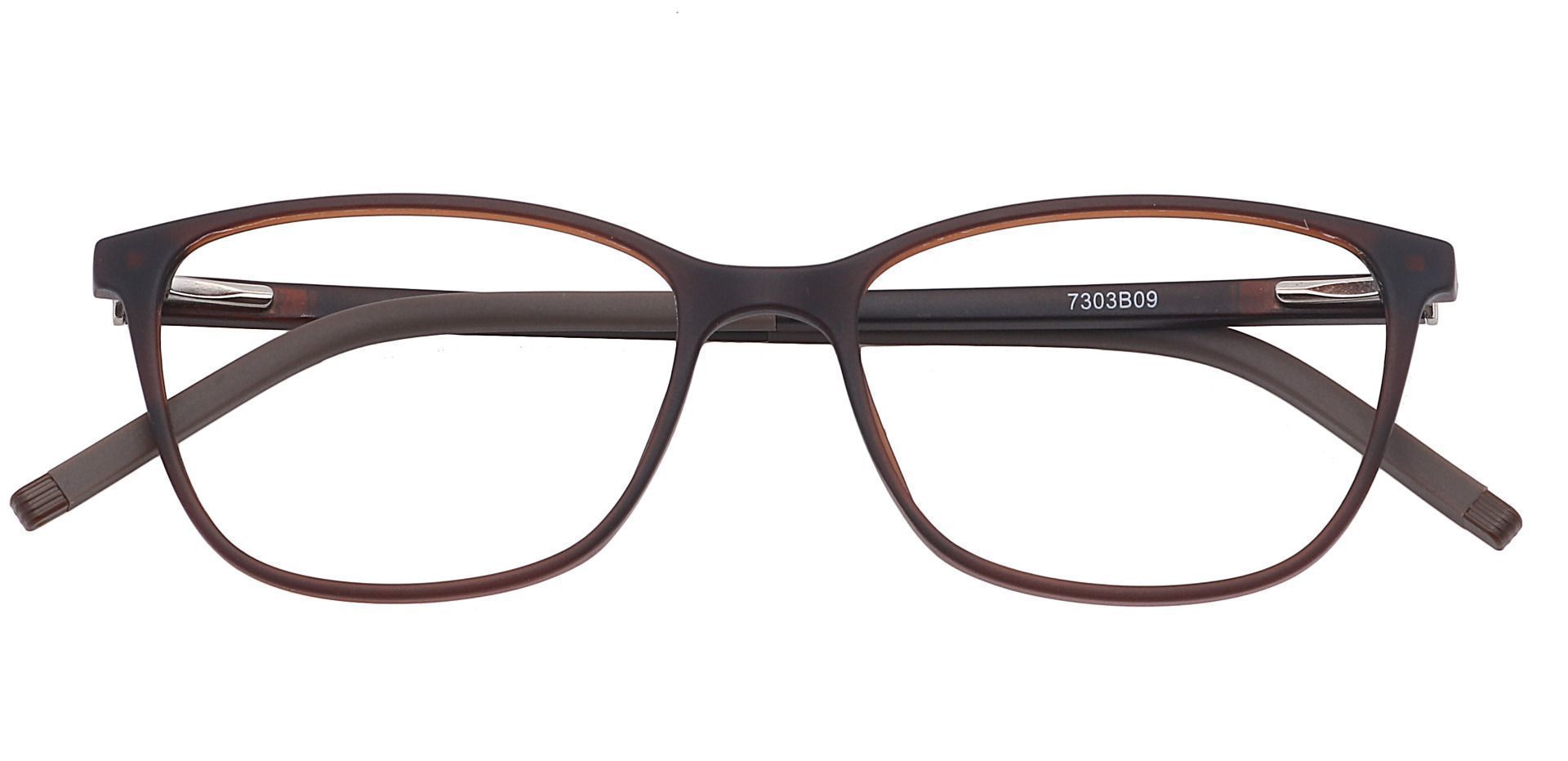 Danica Square Lined Bifocal Glasses - Brown
