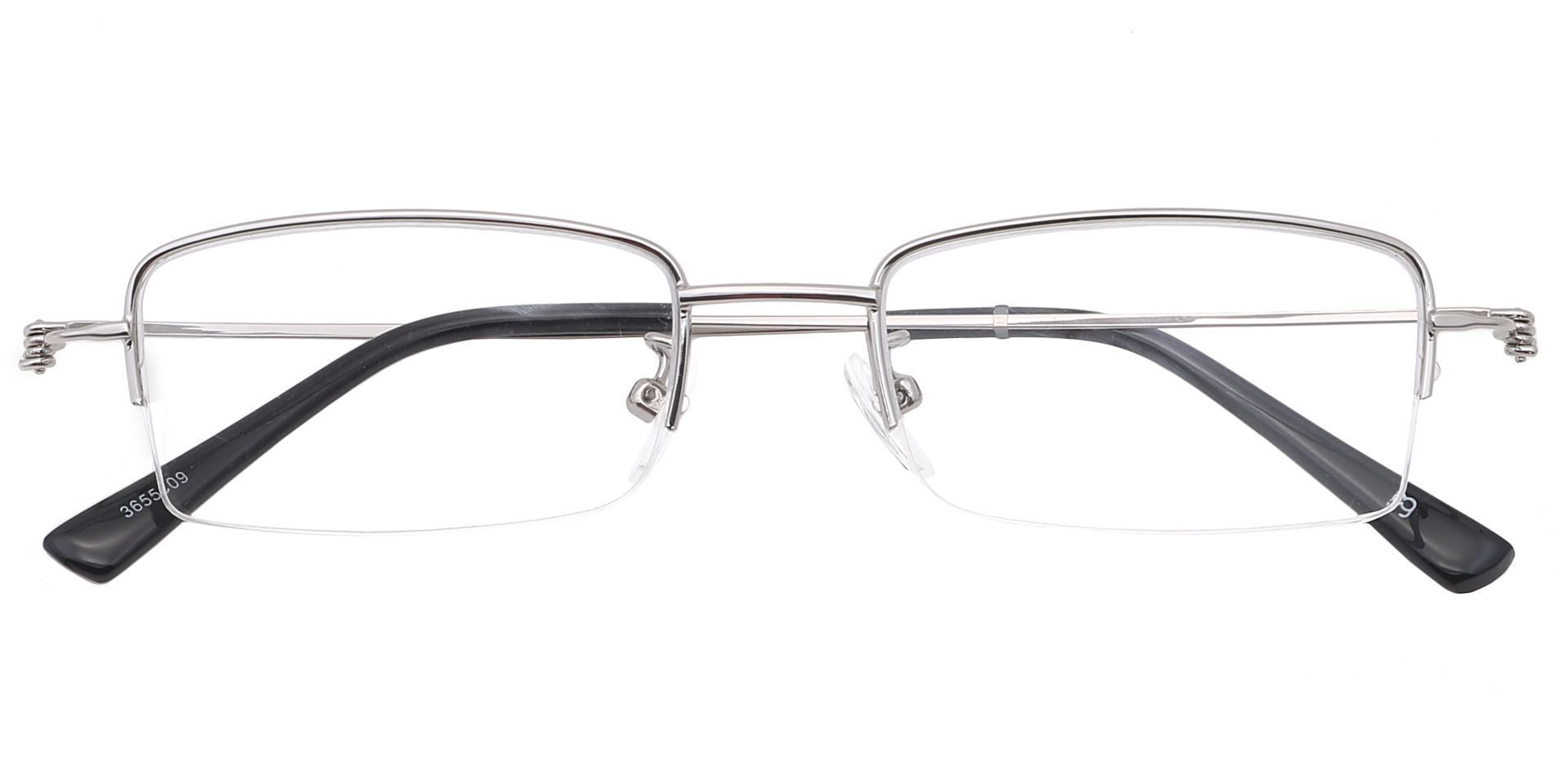 Thora Rectangle Single Vision Glasses -  Silver