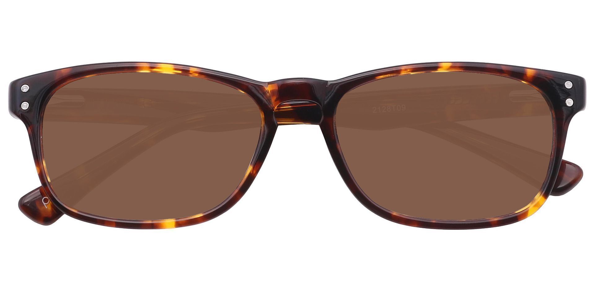 Morris Rectangle Prescription Sunglasses - Tortoise Frame With Brown Lenses