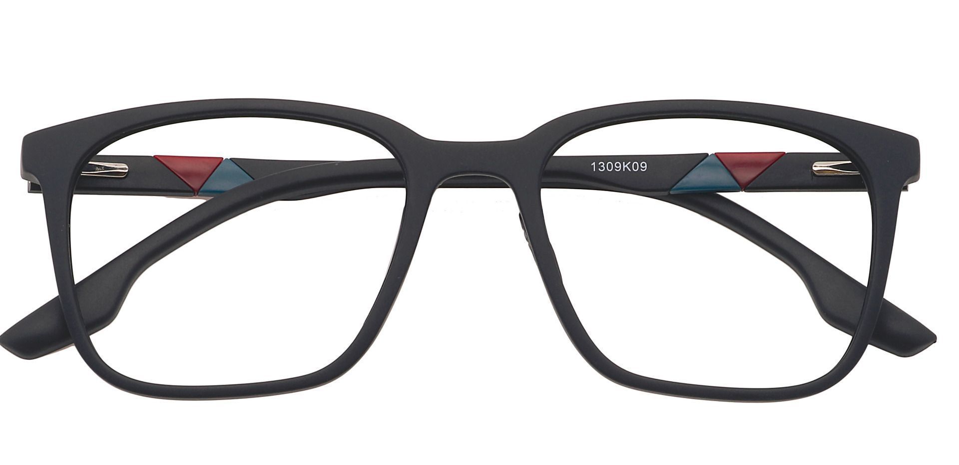 Elia Square Lined Bifocal Glasses - Black