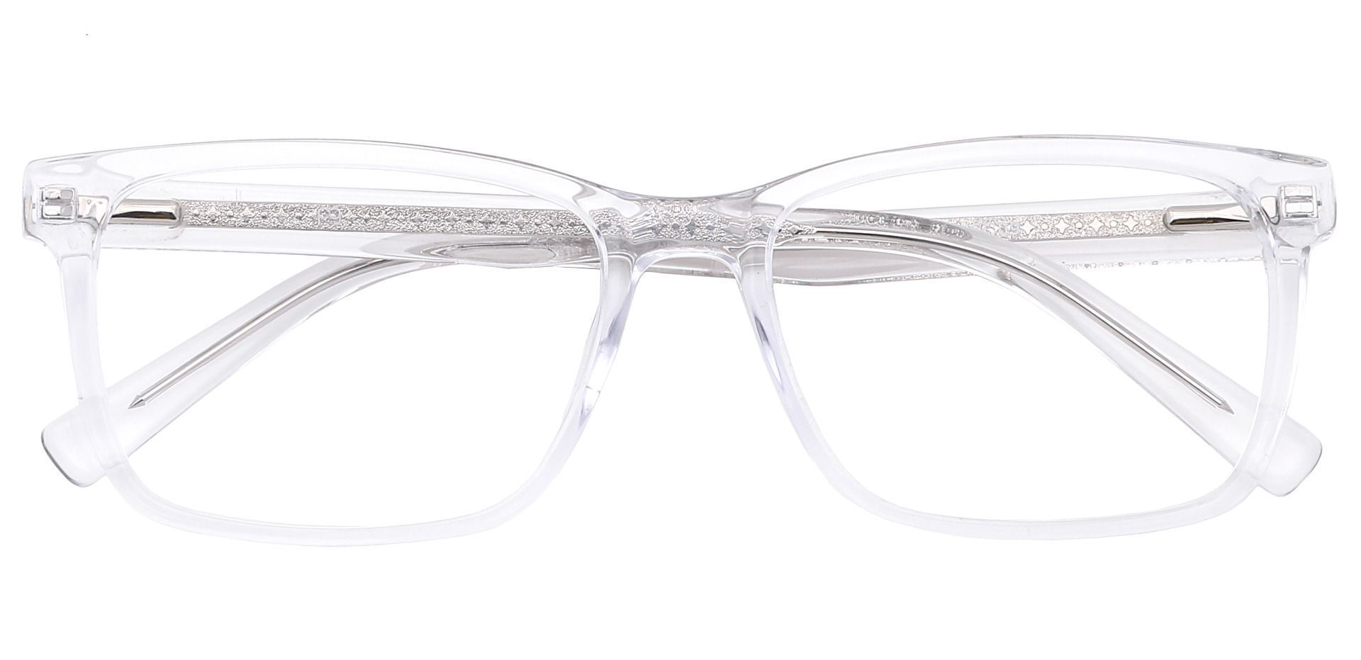 Galaxy Rectangle Lined Bifocal Glasses - Clear