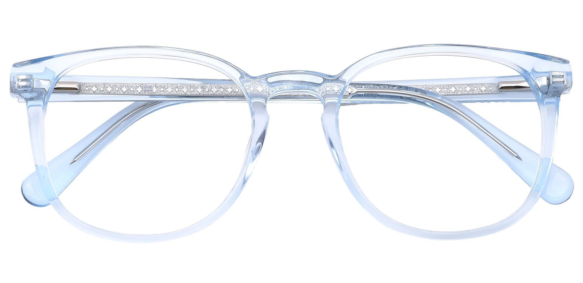 Nebula Round Eyeglasses Frame - Blue