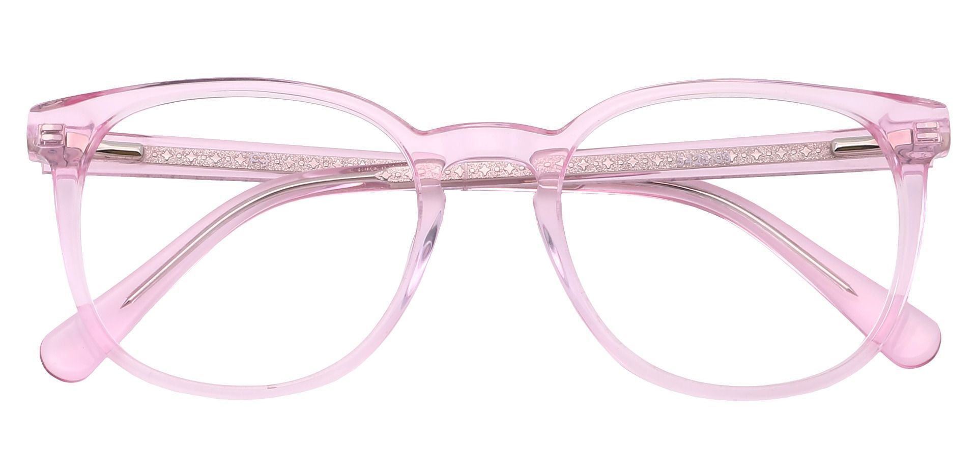 Nebula Round Eyeglasses Frame - Pink