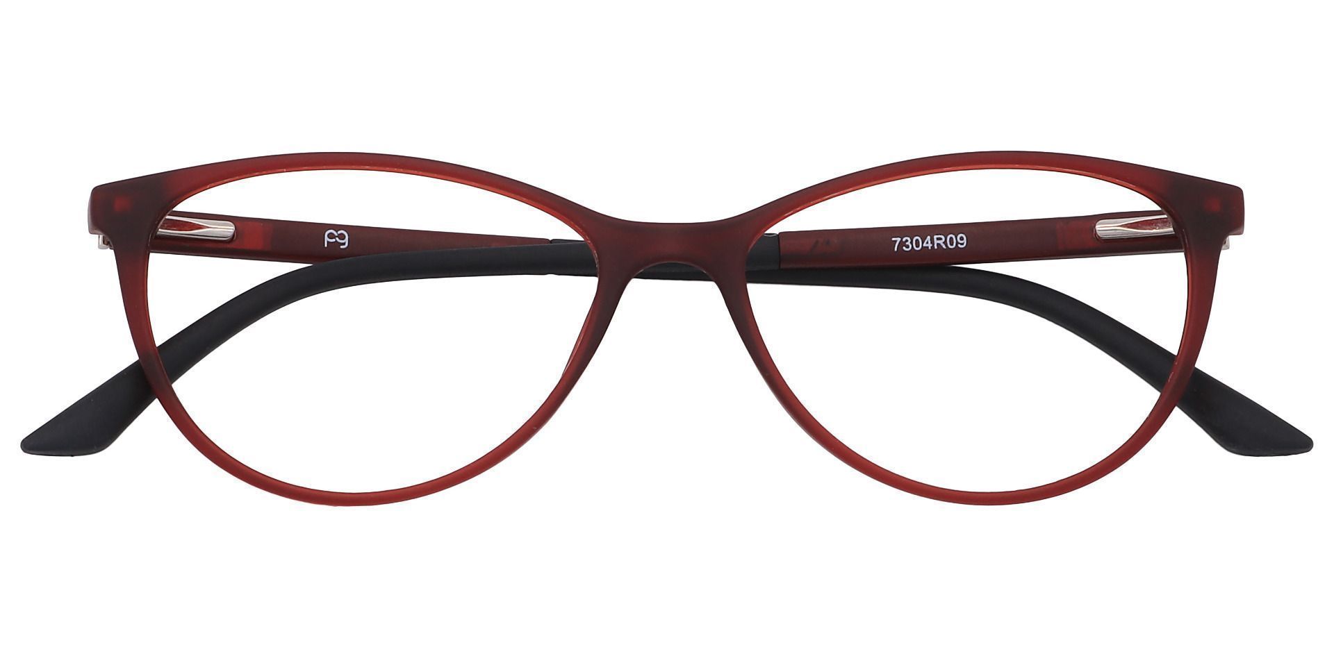 Daria Cat-Eye Lined Bifocal Glasses - Red