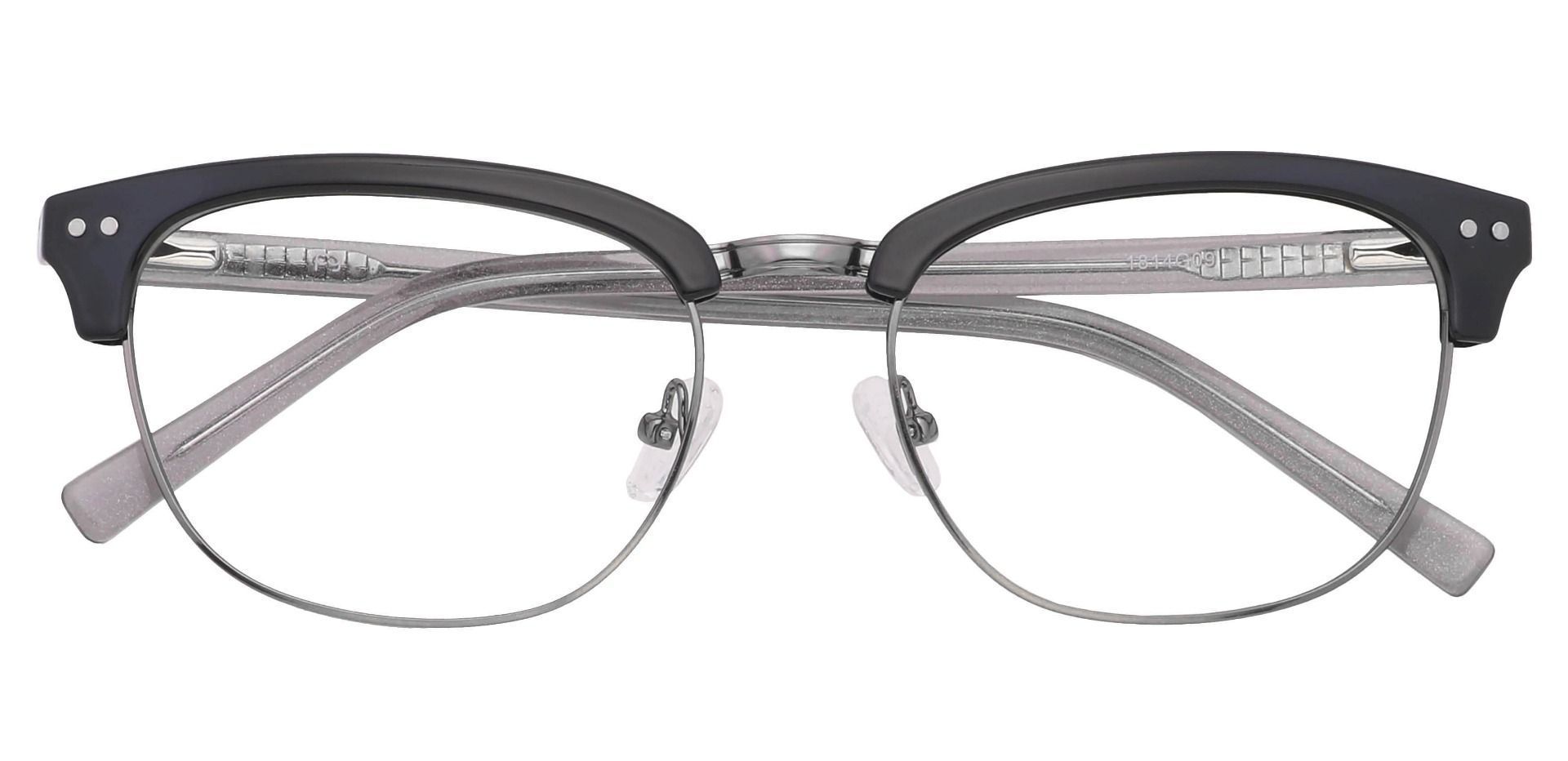 Monroe Browline Progressive Glasses - Gray