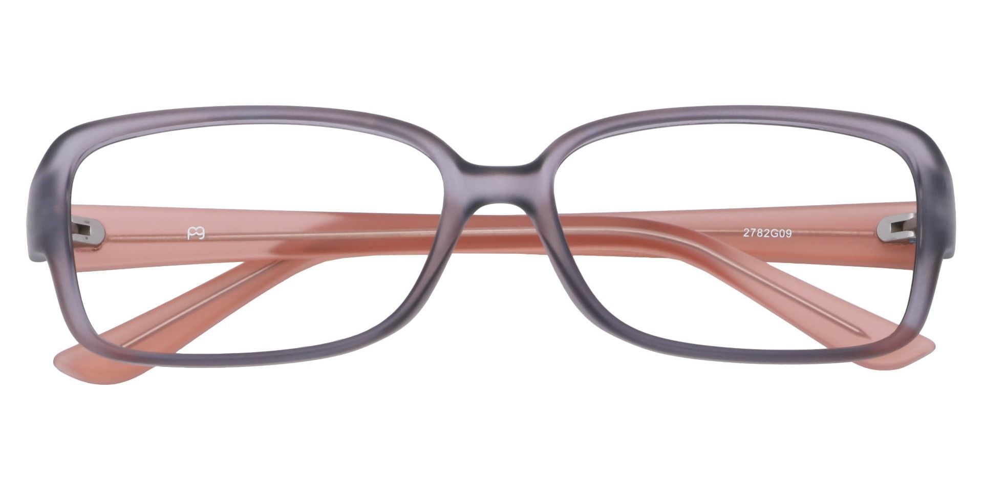 Denton Rectangle Eyeglasses Frame - Matte Grey