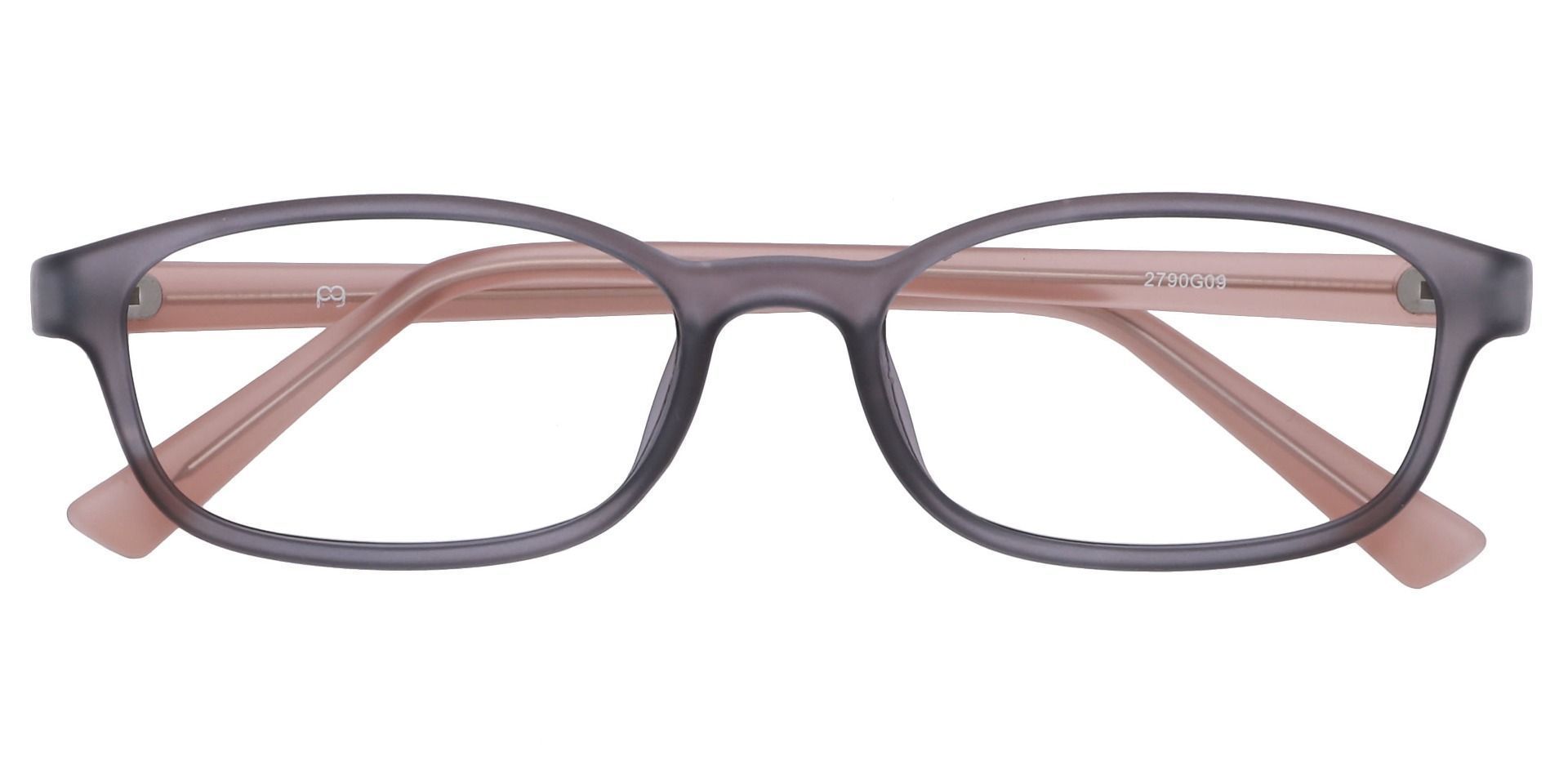 Kia Oval Eyeglasses Frame - Grey Matte