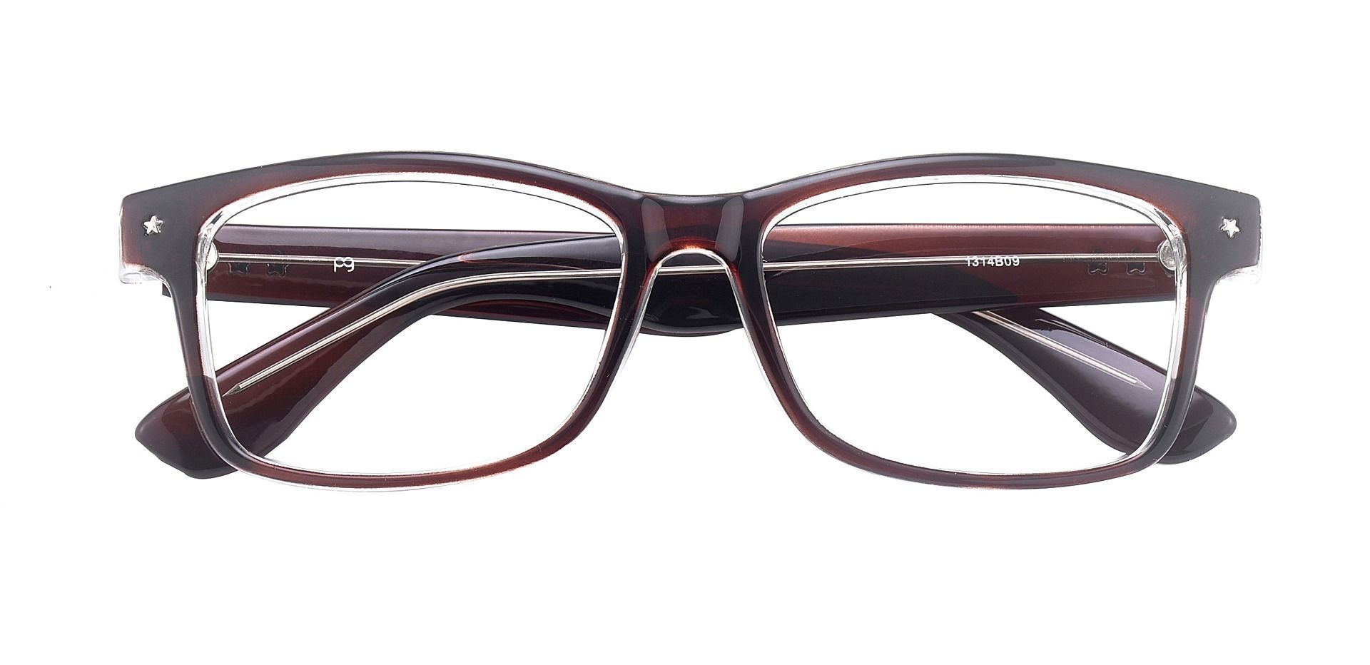 Cochran Rectangle Prescription Glasses Brown Womens Eyeglasses