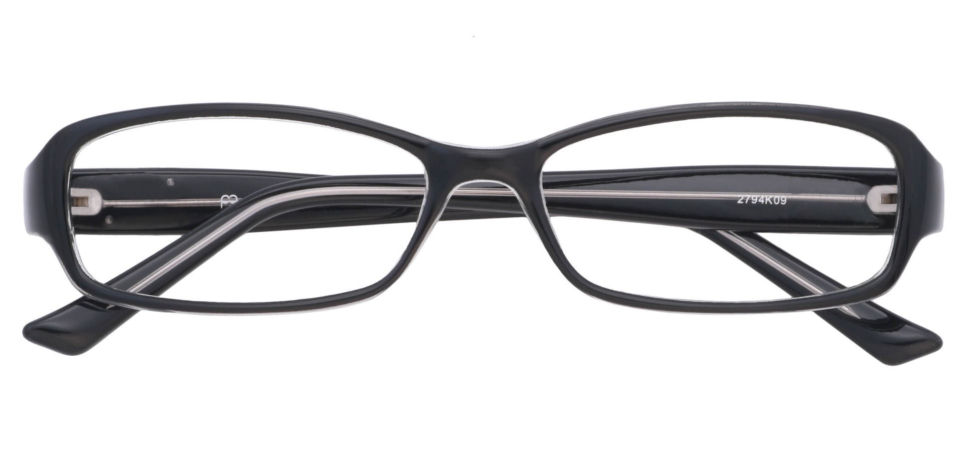 Cicely Rectangle Eyeglasses Frame - Black