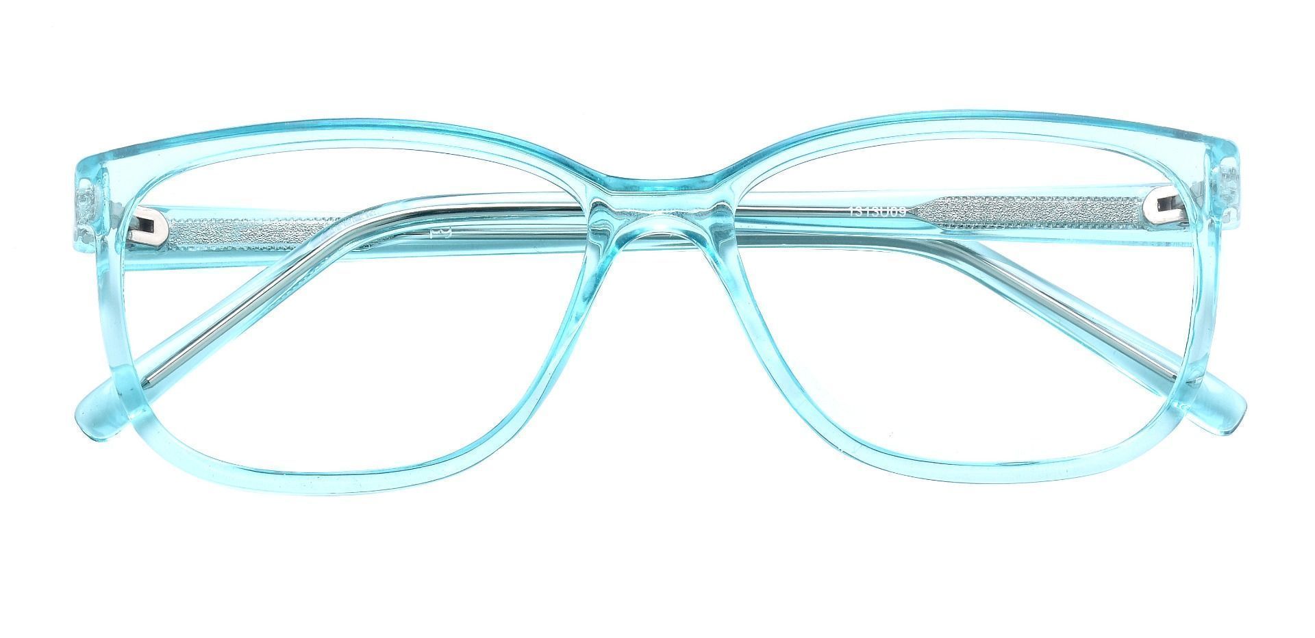 Neville Rectangle Blue Light Blocking Glasses - Blue