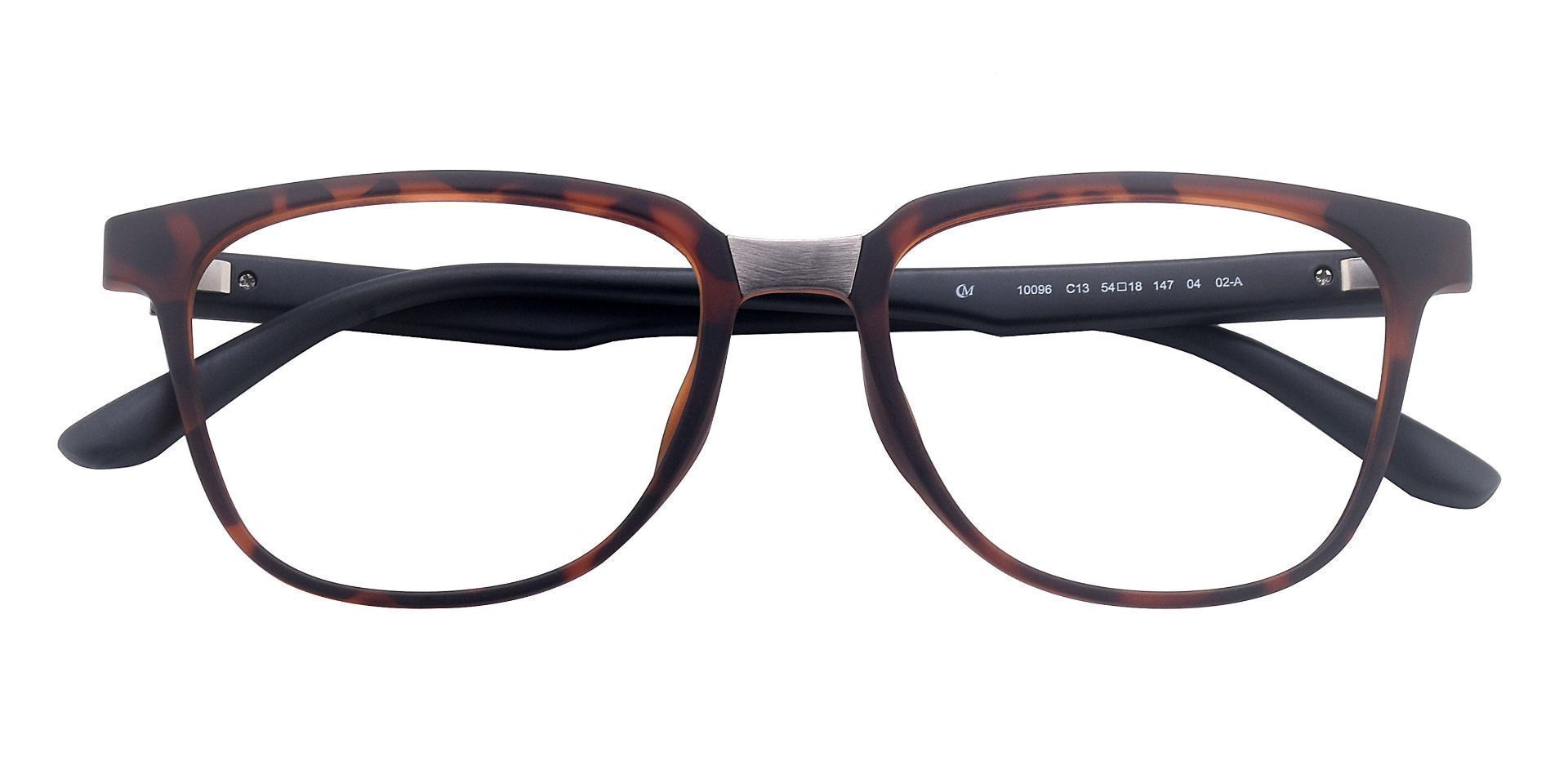 Cole Geometric Non-Rx Glasses - Tortoise