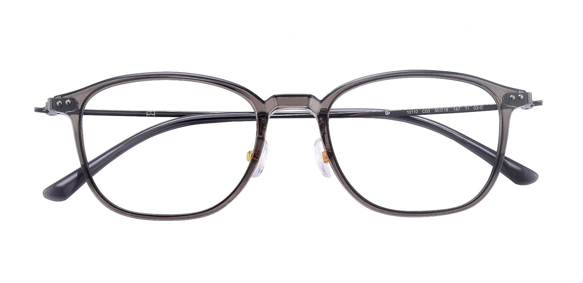 London Oval Eyeglasses Frame - Gray
