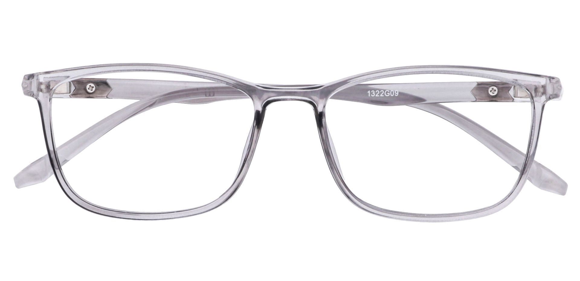 Harvest Rectangle Non-Rx Glasses - Gray