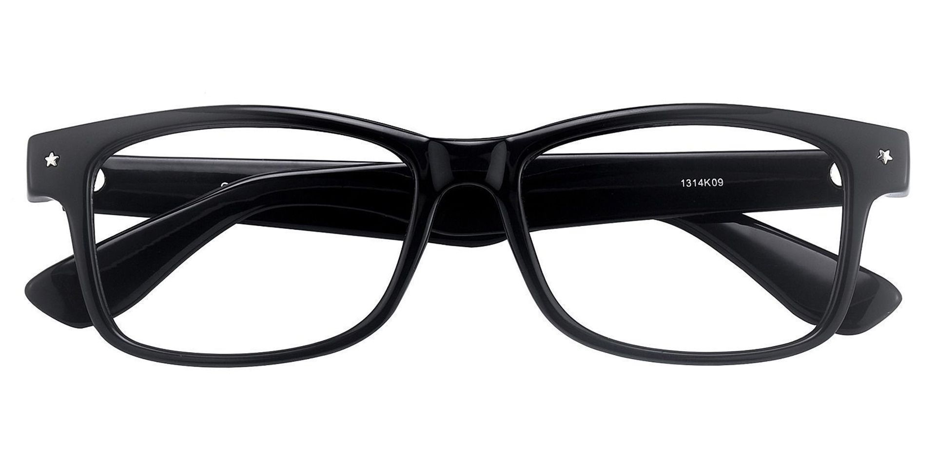Cochran Rectangle Eyeglasses Frame - Black