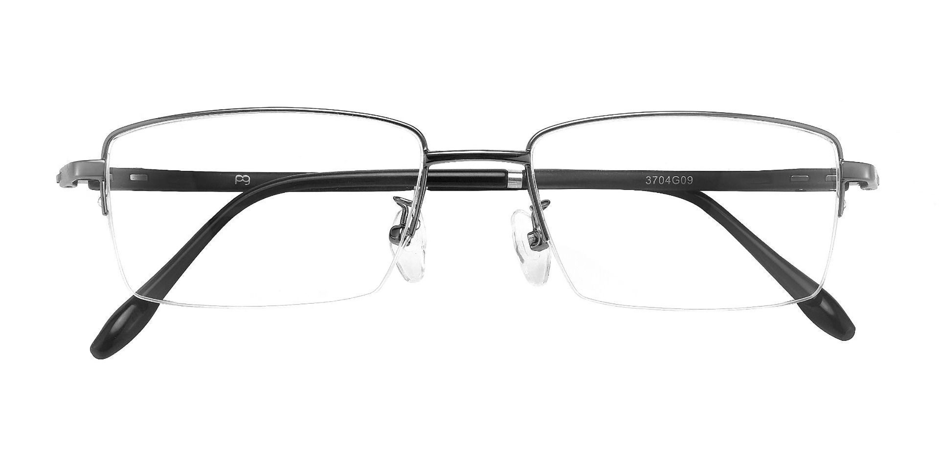 Roswell Rectangle Prescription Glasses Gunmetal Men's Eyeglasses