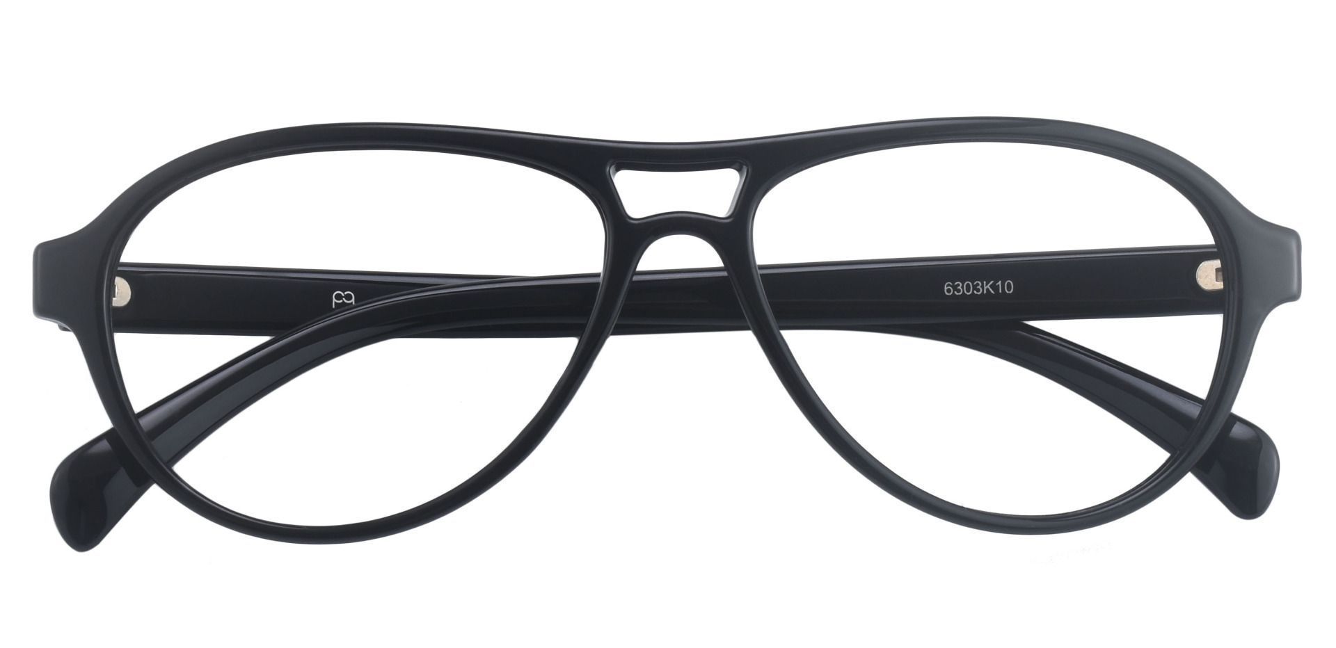 Sosa Aviator Prescription Glasses Black Mens Eyeglasses Payne