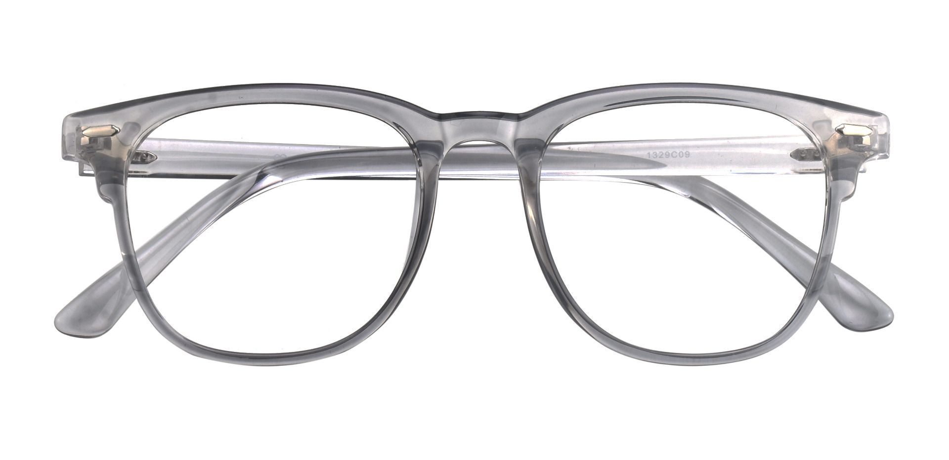 Bento Browline Prescription Glasses - Clear