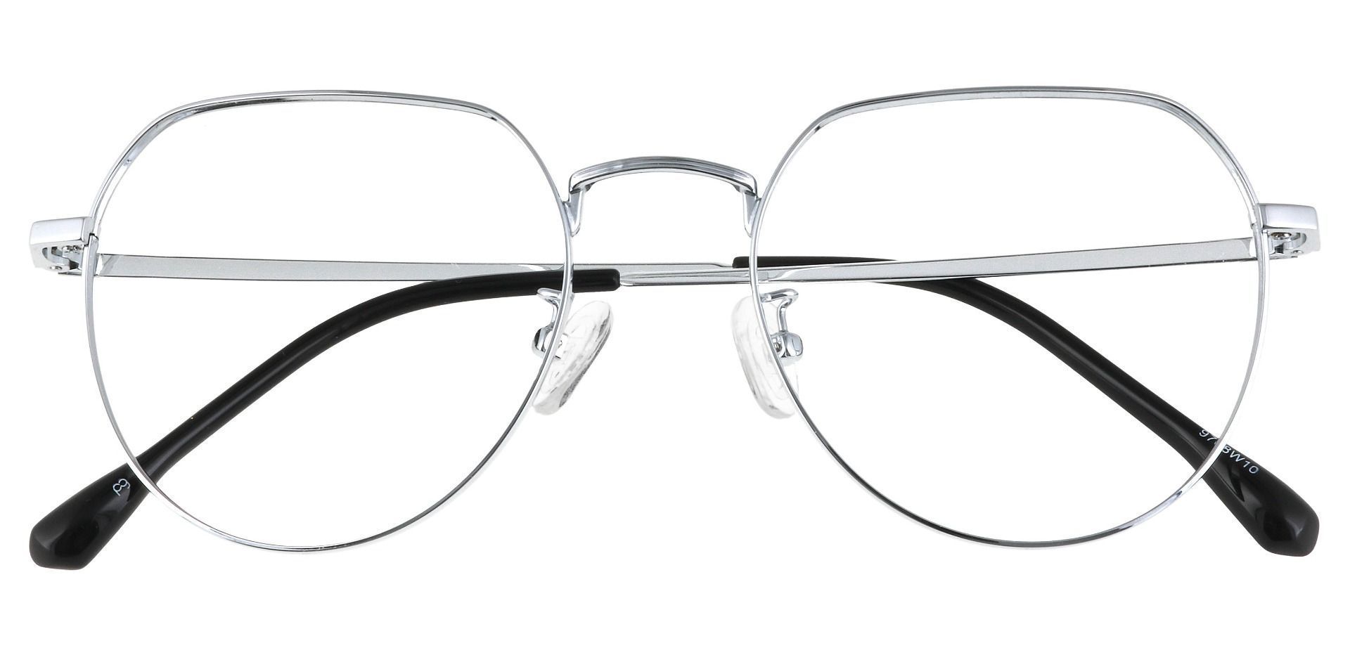 Dalton Geometric Prescription Glasses Silver Payne Glasses