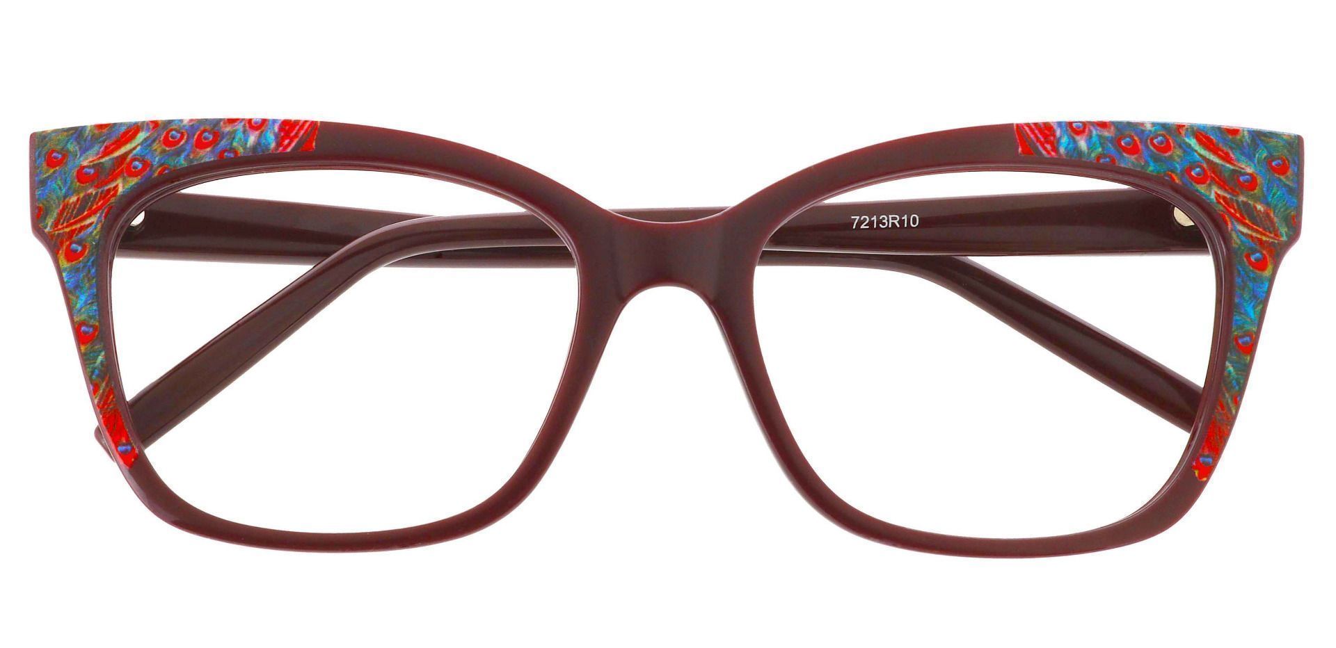 Hera Cat Eye Prescription Glasses - Red